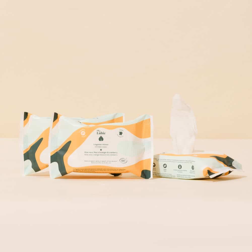 Lingettes intimes naturelles - Apaisantes et Hydratantes – Image 3